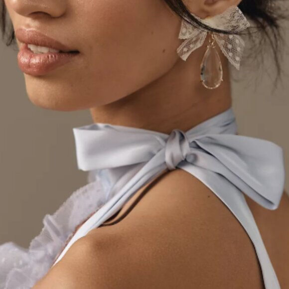 Brand New By Anthropologie Lace Halter Tunic Dress - Picture 5 of 11